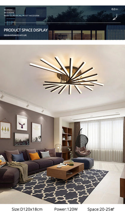 Simple New Modern LED Ceiling Chandelier Indoor Lighting For Living Room Bedroom Corridor Hall Aisle Lamps Lustre Lights fixture