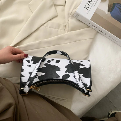 Gusure Fashion Leopard Pattern Shoulder Women Bag Hand Bag Personality Wild Pu Leather Designer Purses and Handbags