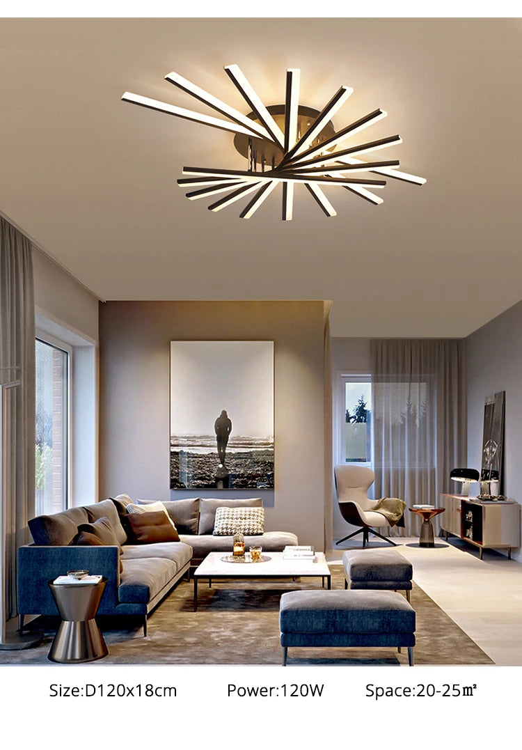 Simple New Modern LED Ceiling Chandelier Indoor Lighting For Living Room Bedroom Corridor Hall Aisle Lamps Lustre Lights fixture