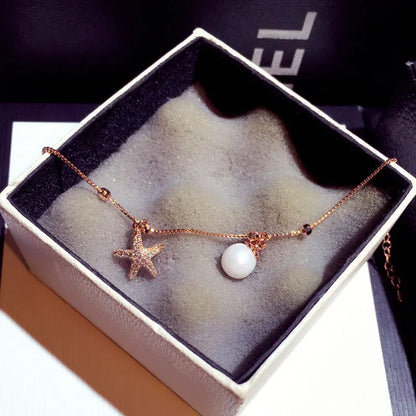 Korean Fashion Exquisite Luxury Lady Bracelets Buckle AAA Top Quality Bangles Shine Women Trend Charm Jewelry Romantic Pendant