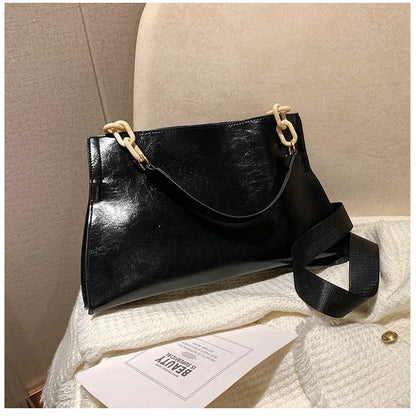 2026 New Design Handbags Women Shoulder Bag Soft Synthetic Leather Crossbody Large Capacity Fashion Female Underarm Bags