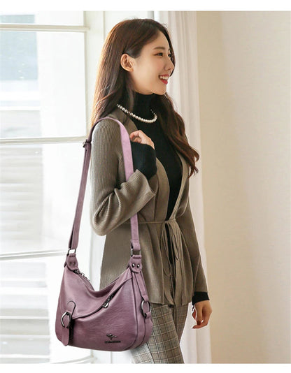 Summer Style Soft Leather Luxury Purses And Handbags Women Bags Designer Women Shoulder Crossbody Bags For Women 2021 Sac A Main