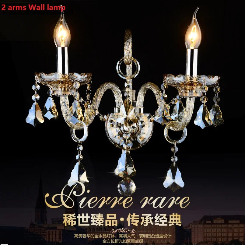 Modern Crystal Led Chandelier Cognic/TR GOLD/Silver K9 Large 6/8/10/15/18 Arm Living Room Lustres De Cristal Lighting Fixture