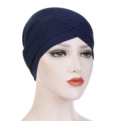 2020 Full Cover Inner Hijab Caps Muslim stretch Turban cap Islamic Underscarf Bonnet Solid Modal Under Scarf caps turbante mujer