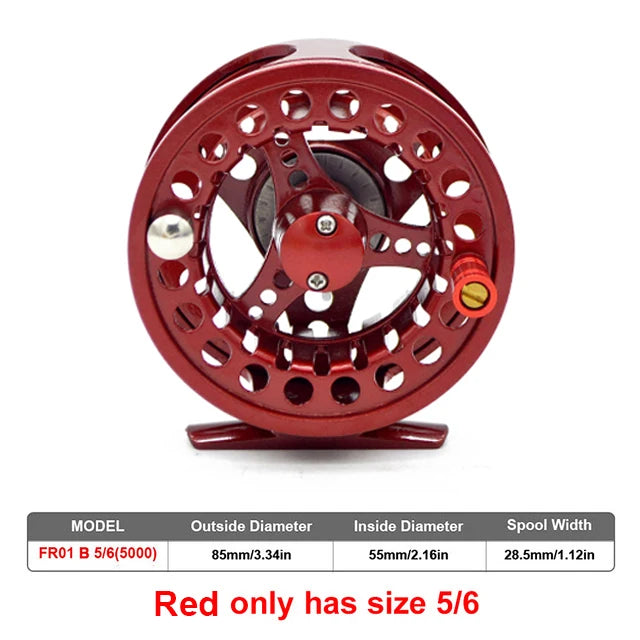 Fly Fishing Reel Aluminum Alloy 3/4 5/6 7/8 WT 2+1BB Interchangeable For Saltwater And Freshwater Fly Wheel Fishing Accessories