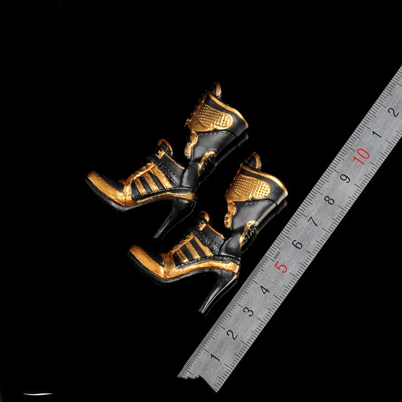 1/6 Scale AS056 Female Soldier High-heel   Middle Long Boots Models for 12   Inches Action Figures Accessories DIY