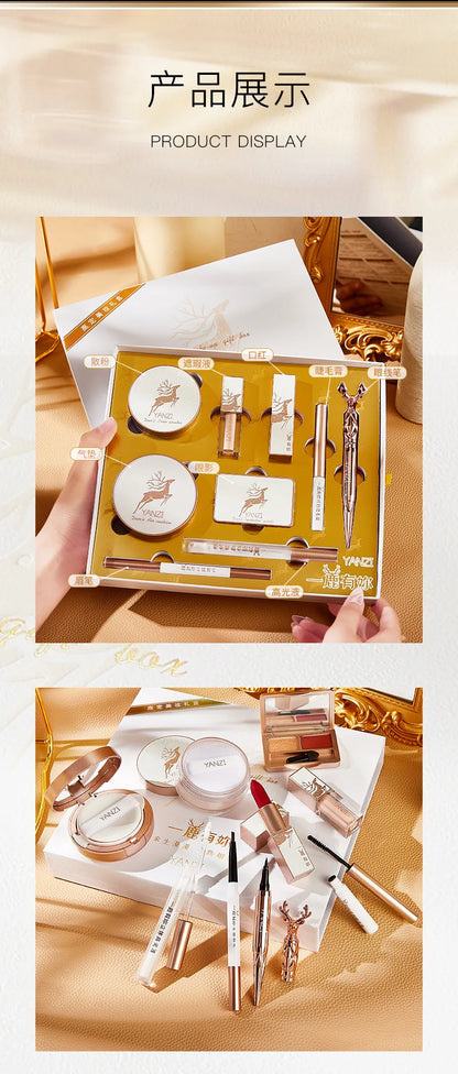 9pcs/set Makeup Sets Face Powder foundation Concealer make up  Christmas Gift Box