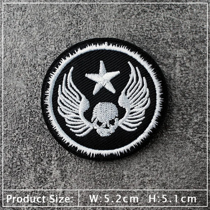 Star Dog Cat Eye Patch Embroidery Applique Ironing Sewing Supplies Decorative Badges For Clothing Accessories Zipper