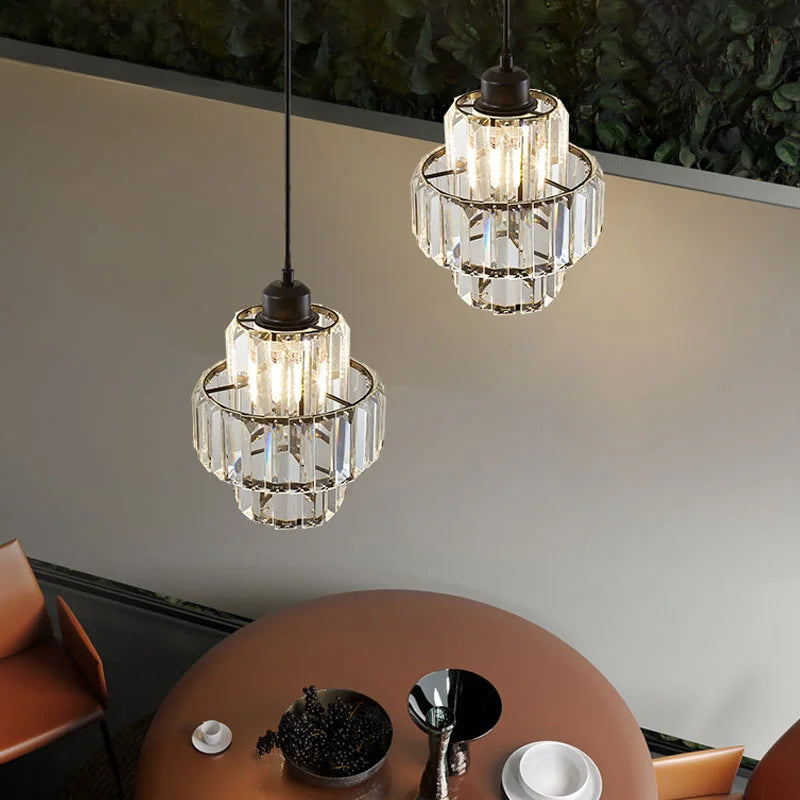 Modern Pendant Lights Luxury Led Crystal Ceiling Lamp Nordic Design Chandelier Bedroom Dining Room Table Kitchen Island Decor
