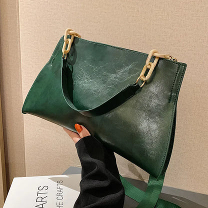 2026 New Design Handbags Women Shoulder Bag Soft Synthetic Leather Crossbody Large Capacity Fashion Female Underarm Bags
