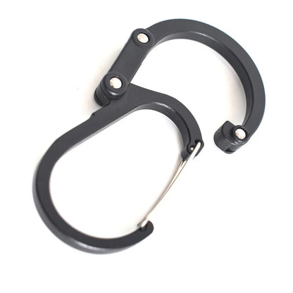 Multifunctional Hybrid Gear Clip Carabiner 360 Degree Rotating Hook Strong Buckle Camping Hiking Travel Backpack Outdoor Gadget
