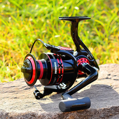PROBEROS Spinning Reel 9-23KG Max Drag Fishing Reel 1000-8000 Series CNC Mechine Fishing Wheel Metal Spool Saltwater Carp Reel