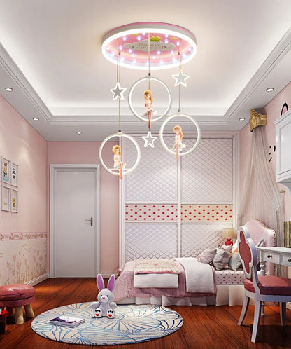 Nordic baby bedroom decor led lights for room indoor chandelier lighting chandeliers ceiling lamps for living room decoration