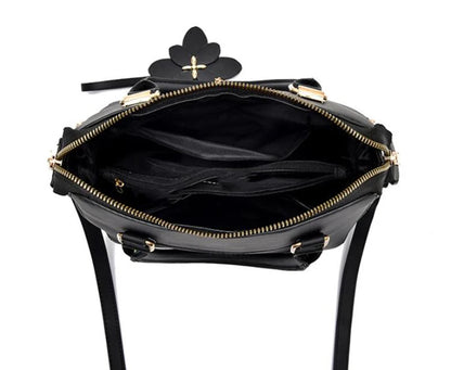 Yogodlns Luxury Embroidery Handbag For Women PU Leather Tassel Crossbody Bag Designer Handle Bag Brand Female Shoudler Bag bolso