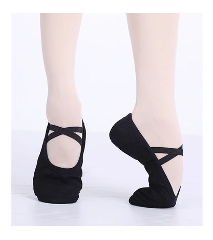 Girls Ballet Shoes for Woman Ballerina Shoes Ballet Flats Women Canvas Soft Sole Dance Slippers Children Practise Dance Shoes