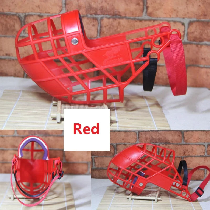 Pet Dog Muzzle Breathable Basket Muzzle Large Dogs Stop Biting Barking Chewing For Greyhound Gree Whippet Dogs Supplies