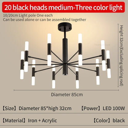 Lights For Living Room Dining Room Nordic Pendant Light Modern Ceiling Chandeliers Bedroom Decoration Lamp Gloden Light Fixrurn