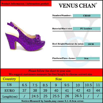New Arrival Italian Women Shoes and Bag Set Decorated with Rhinestone In Party African Italian Shoes and Bag Set Party Shoes Bag