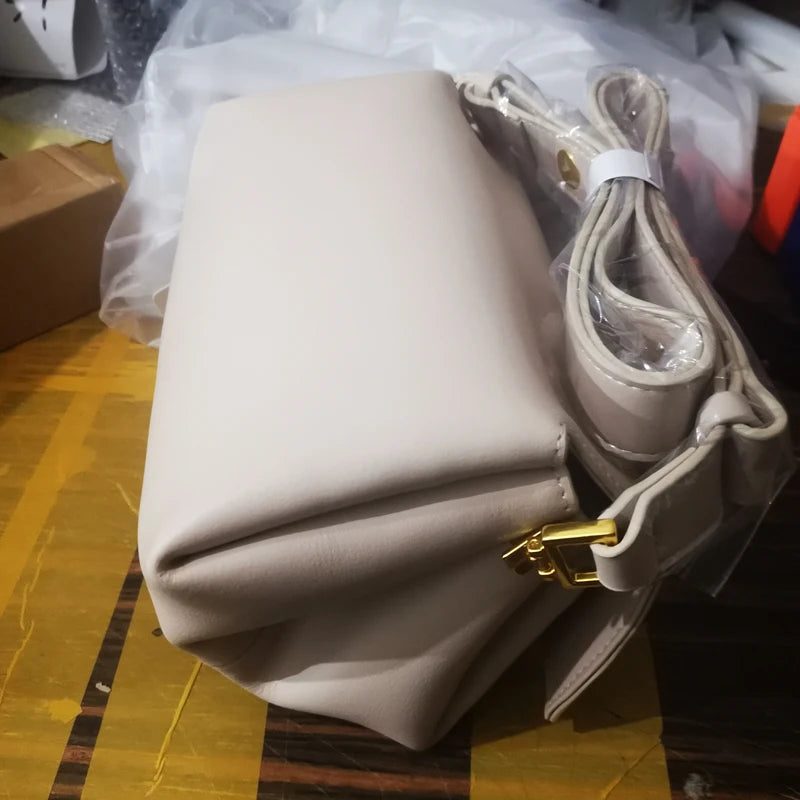 Leather Shoulder Bag for Women, Crossbody Bags, Multi Pockets, Adjustable Strap Purse, Luxury Handbag, Brand Design, Fashion
