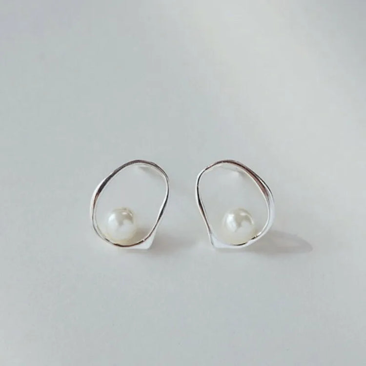 925 Sterling Silver Vintage Earrings For Women Trendy Simple Retro Earring Jewelry Prevent Allergy Party Accessories Gift