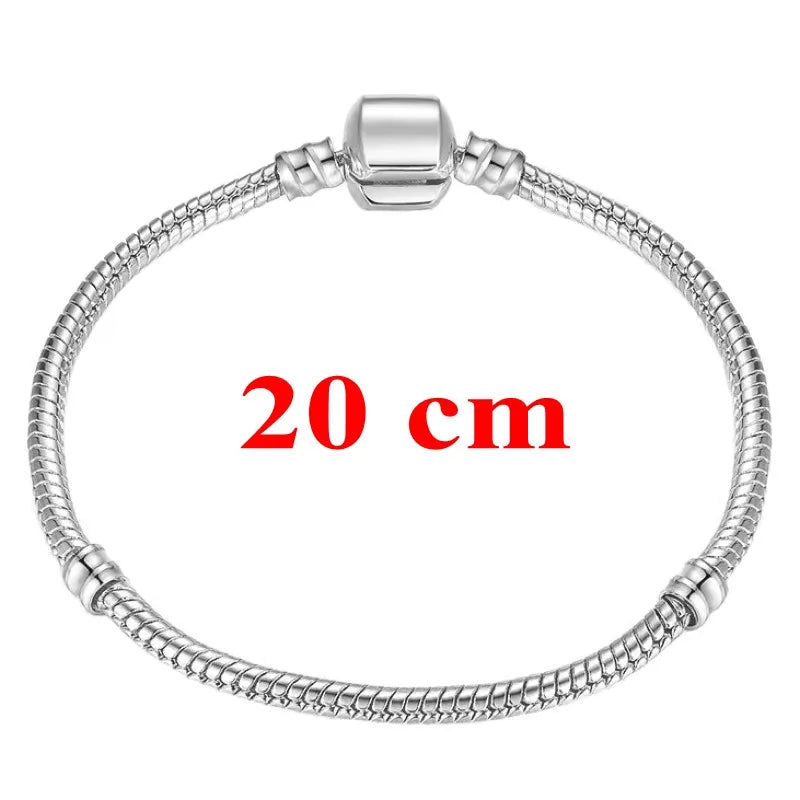 Handmade Original 925 Sterling Silver Necklace Bracelet Jewelry Set Bridal Party Sets Women Charm Bracelet Necklace Fine Jewelry