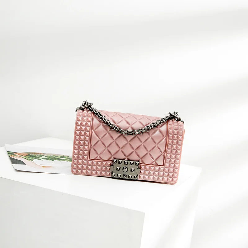 SGARR Fashion Women PVC Messenger Bags High Quality Chain Ladies Handbags Crossbody Bag 2024 Luxury Deisgner Female Shoulder Bag
