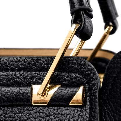 Casual Tote Women's Soft Leather Handbag Luxury Designer 3 Layers Shoulder Crossbody Bag Lady Large Capacity Shopper Sac A Main