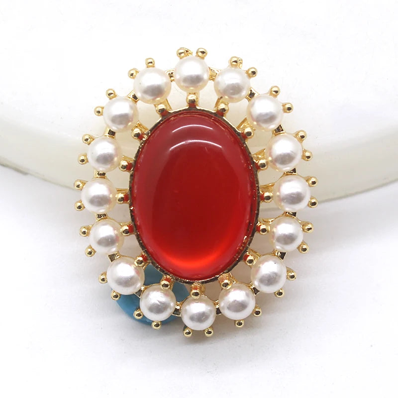 Exquisite 10pcs/set alloy metal pearl DIY jewelry accessories rhinestone crystal wedding invitation clothing artwork