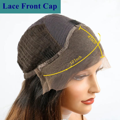 Natural Loose Curl Raw Indian Human Hair 13x6 Lace Front Wigs for Women Natural Hairline Glueless 5x5 HD Lace Closure Wigs