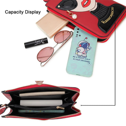 Sexy Lady Face Purses and Handbags for Women Fashion Designer Chain Shoulder Bag Party Clutch Funky Female Crossbody Bags 2022