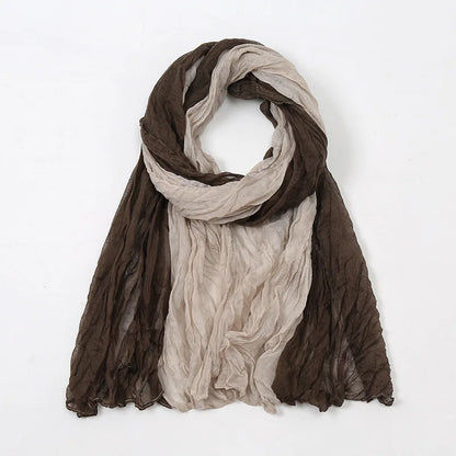 Spain Lovely Polka Floral Crinkle Viscose Shawl Scarf Lady Soft Thin Beach Wrap Pashmina Stole Bufandas Muslim Hijab 175*85Cm