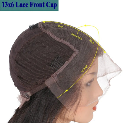 Natural Loose Curl Raw Indian Human Hair 13x6 Lace Front Wigs for Women Natural Hairline Glueless 5x5 HD Lace Closure Wigs