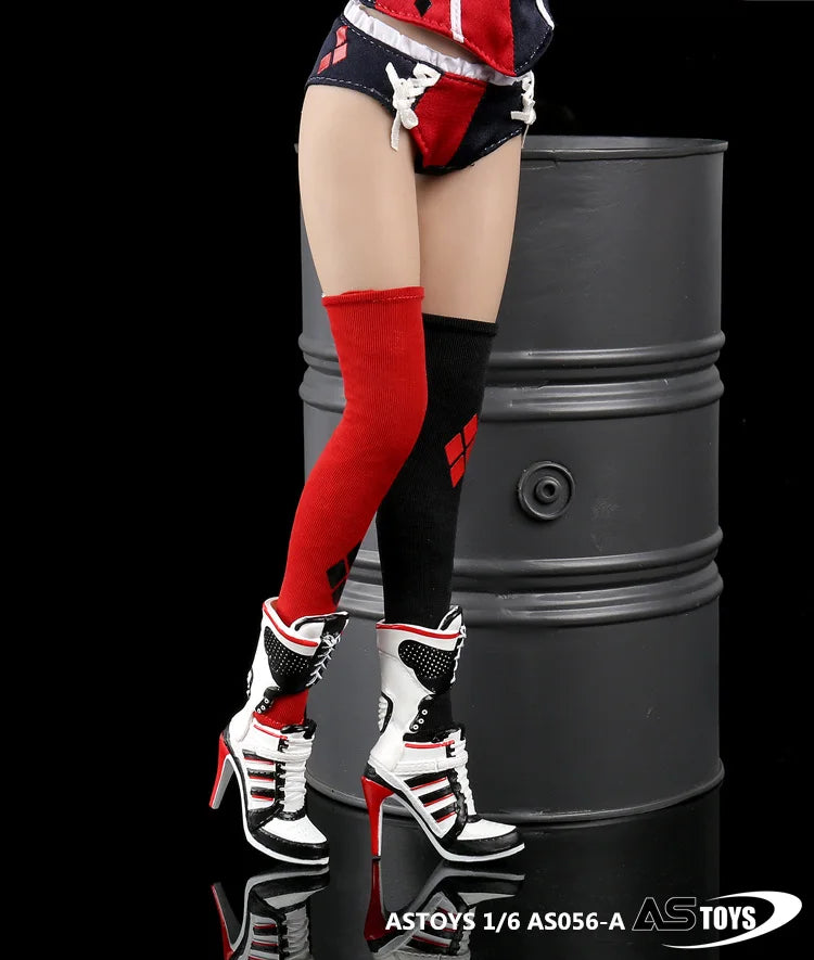 ASTOYS AS056 1/6 Female High-heeled Trend Boots Solid Shoes Model for 12'' Soldier Action Figure Body