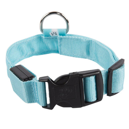 USB Rechargeable Pet Dog LED Glowing Collar Luminous Flashing Necklace Outdoor Walking Night Safety Supplies