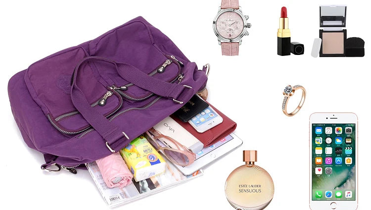 New Arrival Sale Women Shoulder Bag Ladies Handbags Female Travel Messenger Bag Waterproof Nylon Bags Large Pocket Bolsas