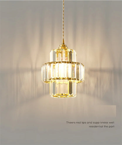 Modern Pendant Lights Luxury Led Crystal Ceiling Lamp Nordic Design Chandelier Bedroom Dining Room Table Kitchen Island Decor