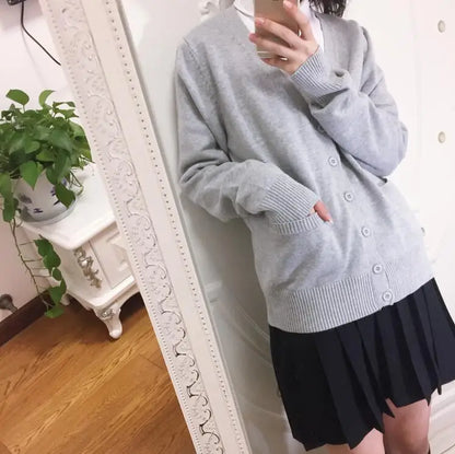 Japanese JK High School GIRL Women Sailor Suits Uniform COSPLAY SWEATER LOVE LIVE SWEATER Himiko Toga SWEATERSHIRT JKA3