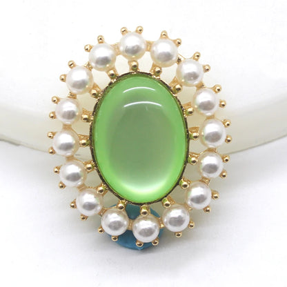 Exquisite 10pcs/set alloy metal pearl DIY jewelry accessories rhinestone crystal wedding invitation clothing artwork