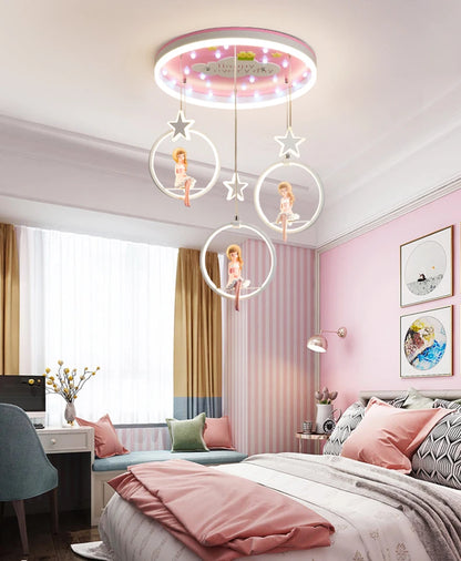 Nordic baby bedroom decor led lights for room indoor chandelier lighting chandeliers ceiling lamps for living room decoration