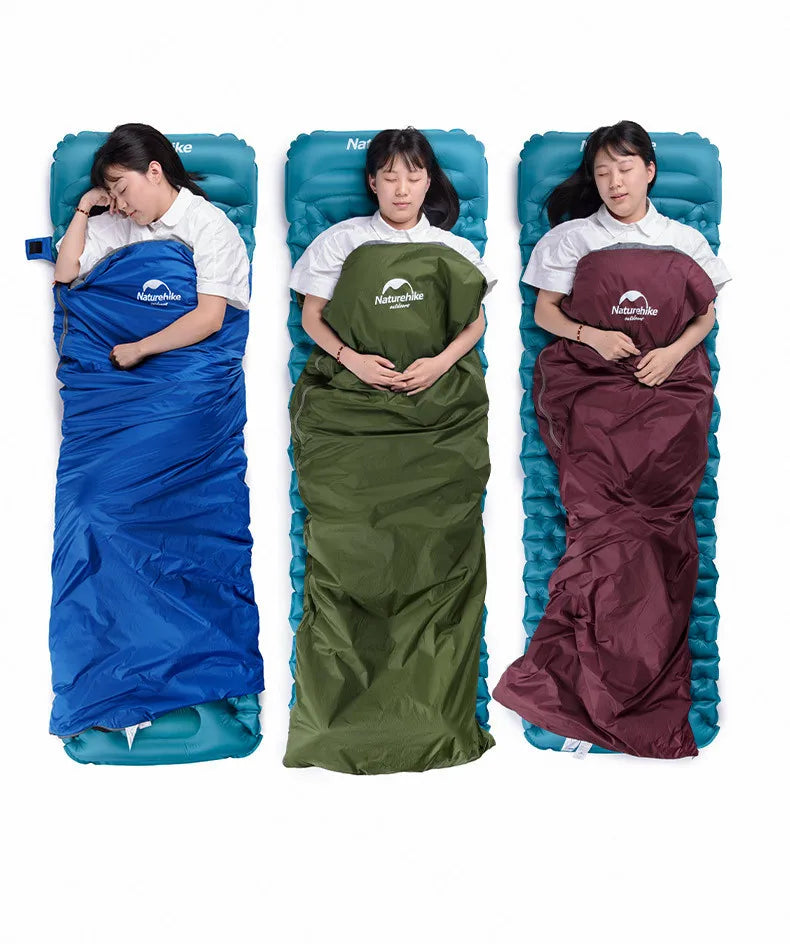 Naturehike Sleeping Bag LW180 Outdoor Ultralight Portable Waterproof Summer Sleeping Bag Envelope Cotton Camping Sleeping Bag