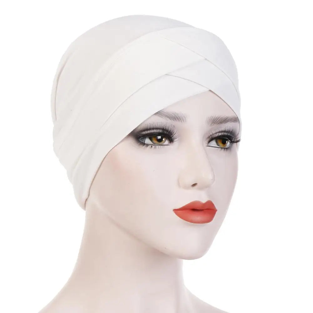 2020 Full Cover Inner Hijab Caps Muslim stretch Turban cap Islamic Underscarf Bonnet Solid Modal Under Scarf caps turbante mujer