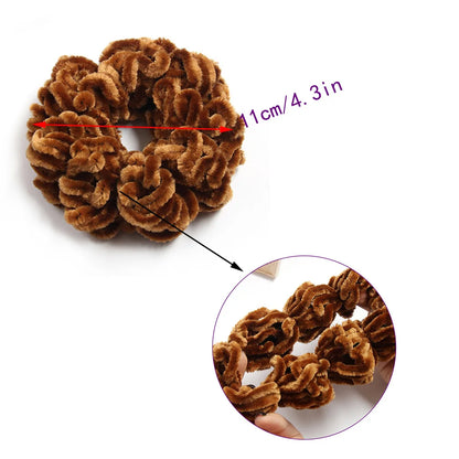 Muslim Scrunchie Headwear New Flexible Rubber Band Hair Tie Ring Turban Headband Muslim Hijabs