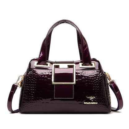 Luxury Designer Handbag Brand Crossbody Bags For Women 2024 New Crocodile Pattern Leather Shoulder Bags Casual Tote Bag Bolsos