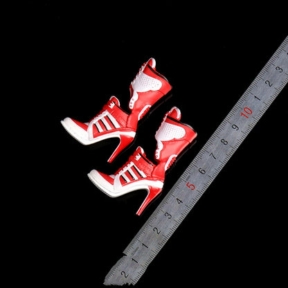 1/6 Scale AS056 Female Soldier High-heel   Middle Long Boots Models for 12   Inches Action Figures Accessories DIY