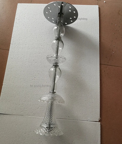 Crystal Chandelier For Kitchen Modern Crystal Chandelier LED Chandelier For Bedroom Transparant Glass Chandeliers 110-240V