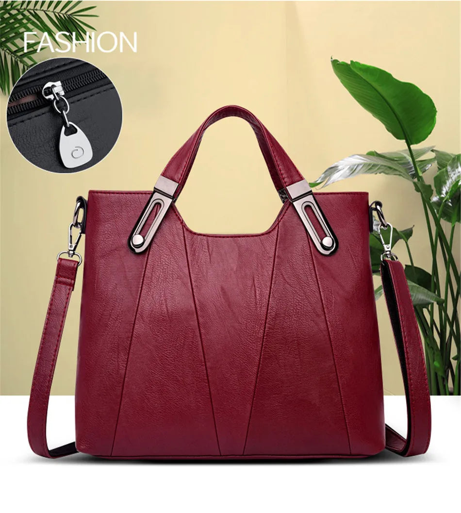 Brand Luxury Handbags Women Bags Designer PU Leather Handbag Leisure Crossbody Bags for Women 2021 New Lady Shoulder Bag Tote