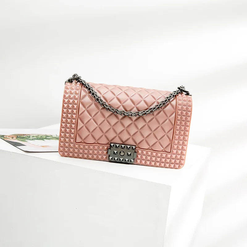 SGARR Fashion Women PVC Messenger Bags High Quality Chain Ladies Handbags Crossbody Bag 2024 Luxury Deisgner Female Shoulder Bag
