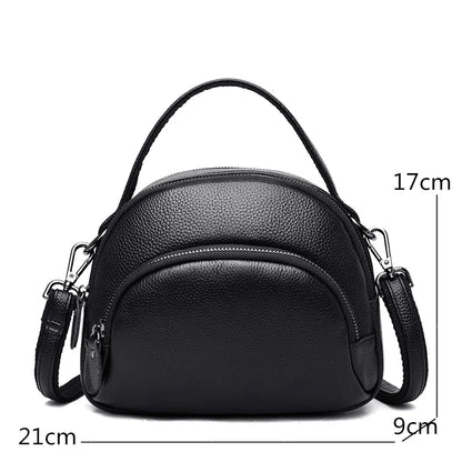 Fashion High Quality Genuine Leather Woman Messenger Bags Luxury Cowhide Handbags Women's Bags Designer Women Shoulder Tote bags