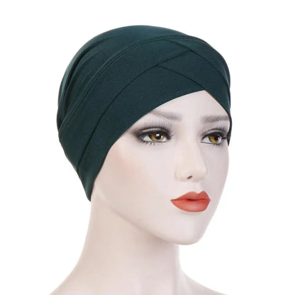 2020 Full Cover Inner Hijab Caps Muslim stretch Turban cap Islamic Underscarf Bonnet Solid Modal Under Scarf caps turbante mujer