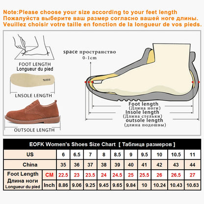 EOFK Women Loafers Soft Slip On Canvas Flats Shoes Woman Solid Casual Breathable Shoe For Mother Platform Shoes